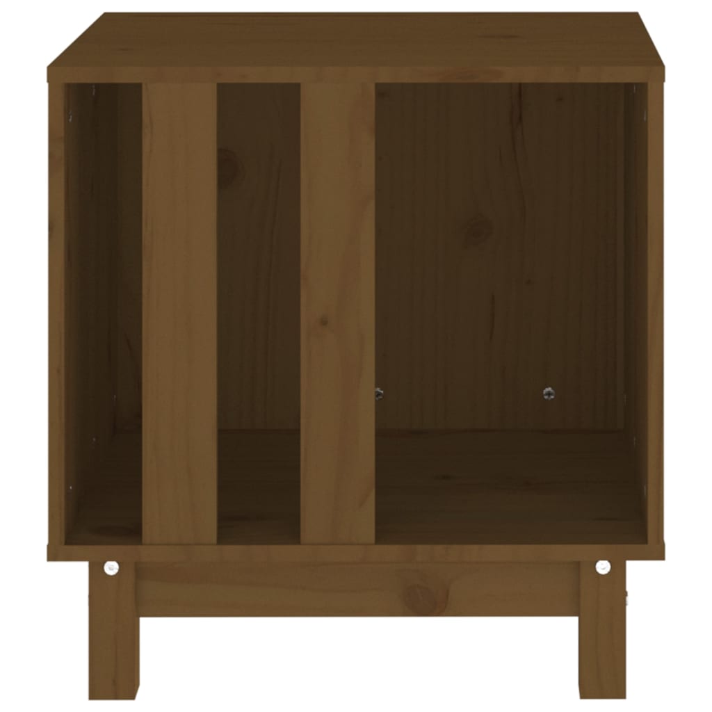 Cama Para Perros Madera Maciza Pino Marrón Miel 50x40x52 Cm_3