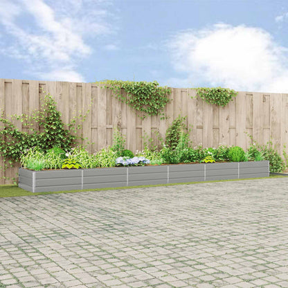 Jardinera Gris Claro 580 X 100 X 45 Cm Acero Galvanizado_1