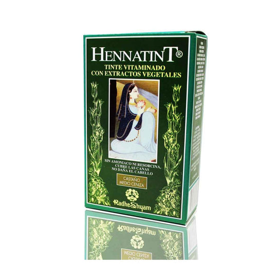 Hennatint Médio Cinza Castanho Radhe 120 Ml Radhe