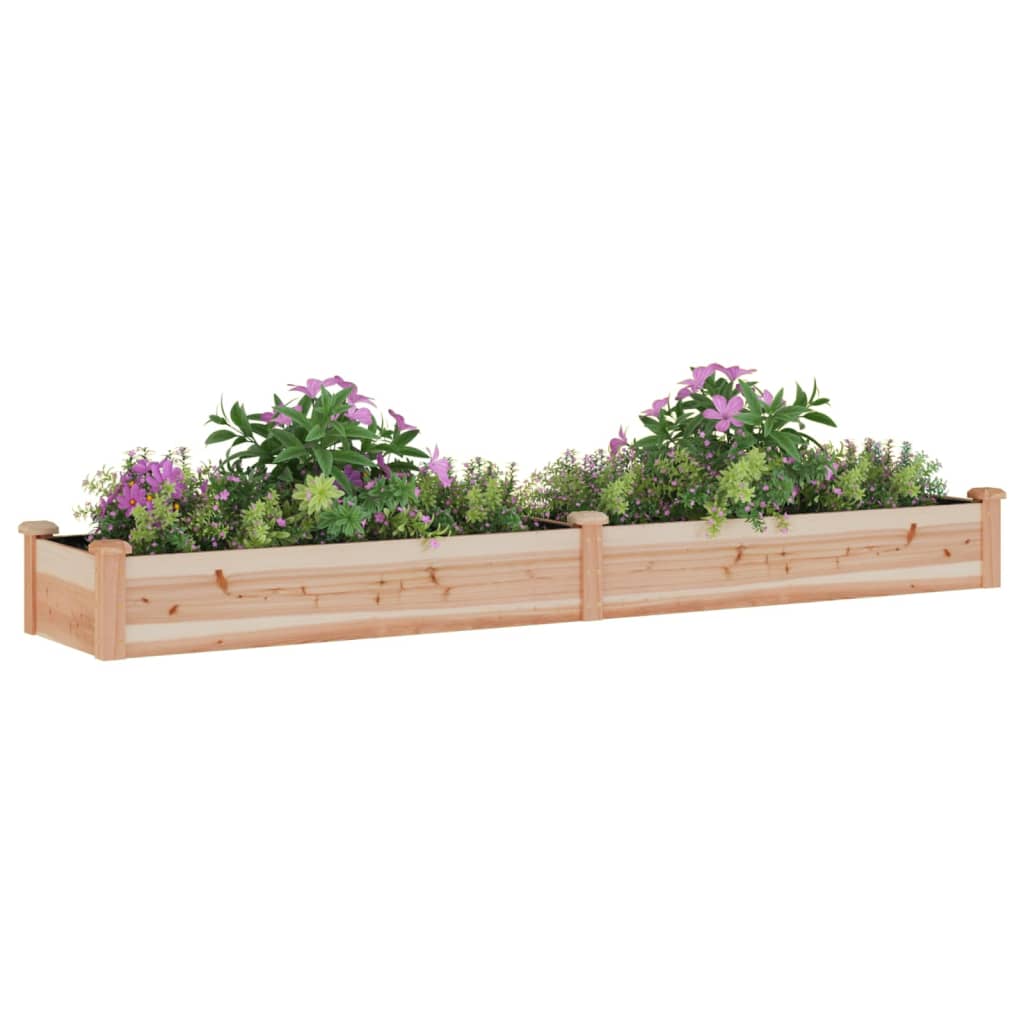 Jardinera Arriate Con Forro Madera Maciza Abeto 240x45x25 Cm_2