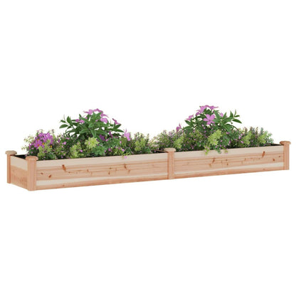 Jardinera Arriate Con Forro Madera Maciza Abeto 240x45x25 Cm_2