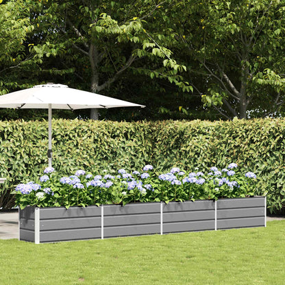Jardinera Gris Claro 385 X 50 X 45 Cm Acero Galvanizado_1