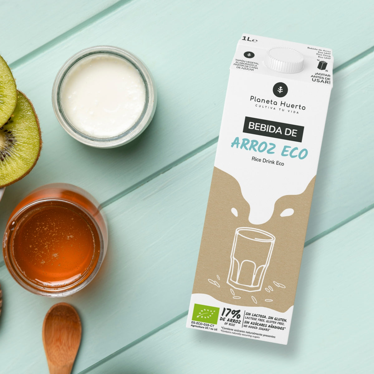 Pack de 6 Bebidas de Arroz Planeta Huerto Eco 1L