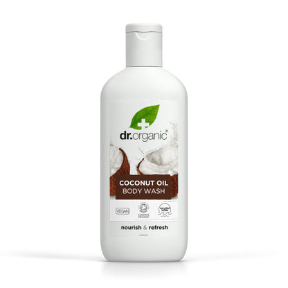 Gel corporal de óleo de coco Dr. Organic 250ml
