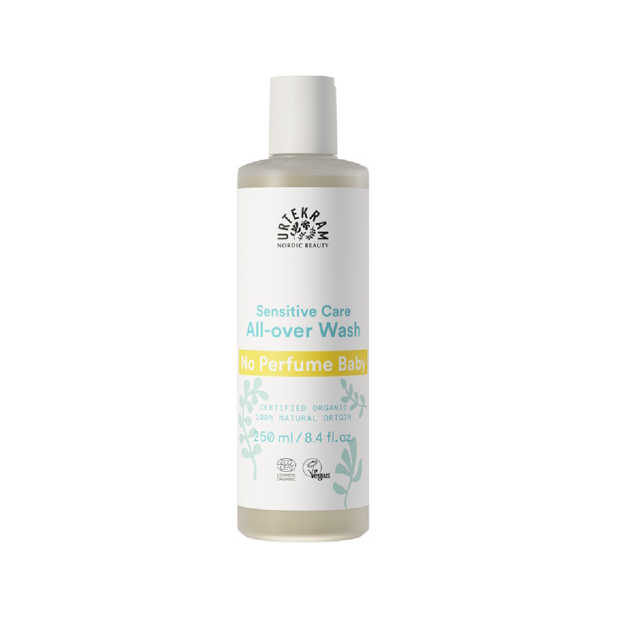 Urtekram Champô e gel sem perfume para bebé 250 ml