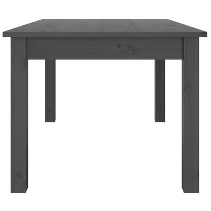 Mesa De Centro Madera Maciza De Pino Gris 80x50x40 Cm_2