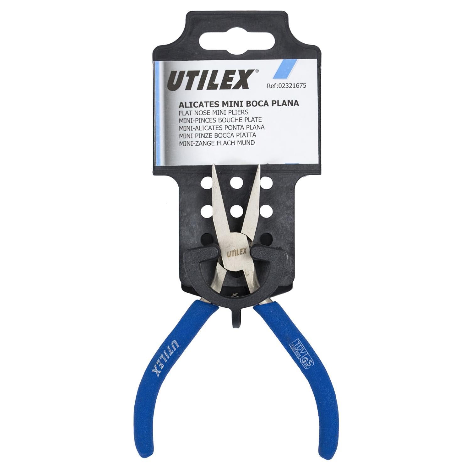 Alicates Mini Boca Plana 125 Mm.