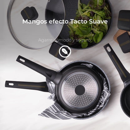 Set De 2 Sartenes Ø20ø24cm Con Protectores Bistro San Ignacio_5