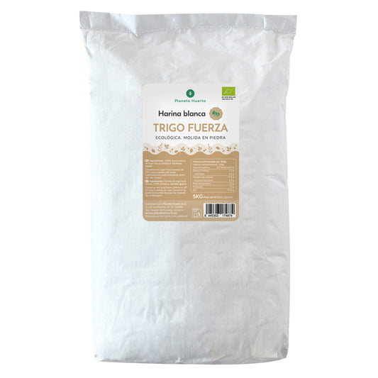 Farinha de Trigo Branca Força Eco Planeta Huerto 5 Kg