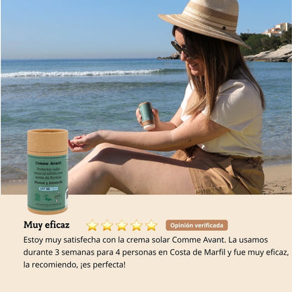 Protector Solar Mineral Sólido Spf50 Con Aceite De Karanja - Melocotón Y Albaricoque_2