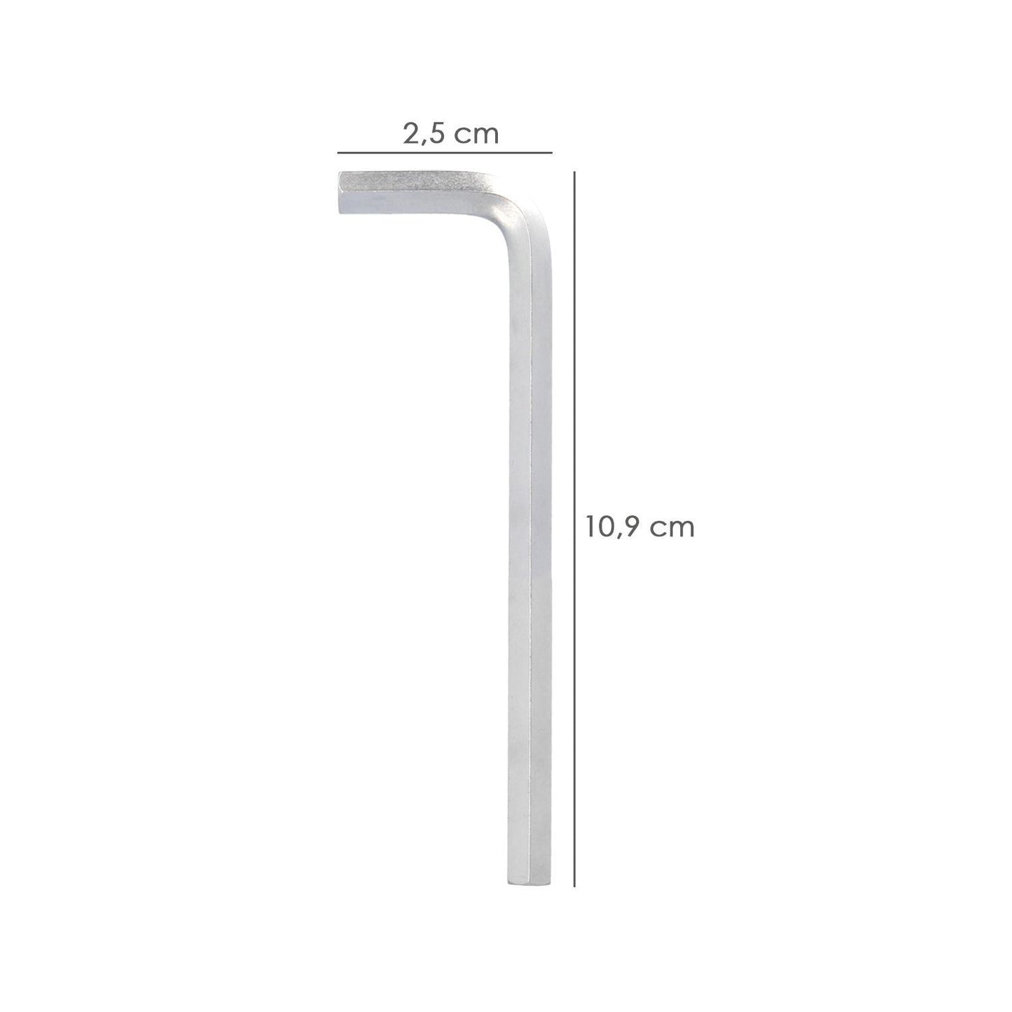 Llave Allen Larga Acero Cromo Vanadio Profesional 4,5 Mm. Llave Hexagonal, Llave Allen Taller Mecanica, Llave Allen Bricolaje_1