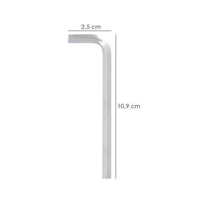Llave Allen Larga Acero Cromo Vanadio Profesional 4,5 Mm. Llave Hexagonal, Llave Allen Taller Mecanica, Llave Allen Bricolaje_1