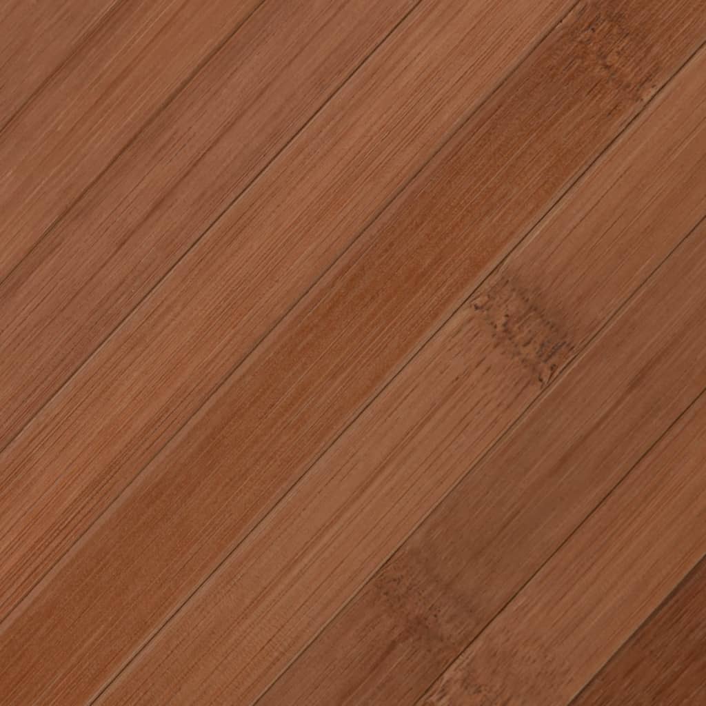 Alfombra Rectangular Bambú Marrón 100x500 Cm / Vetonek_5