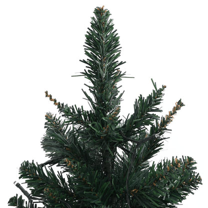 Vidaxl Árbol De Navidad Preiluminado Con Luces Y Soporte Verde 60 Cm_5