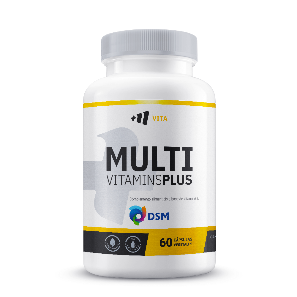 Multi Vitamins+ Dsm® - 60 Cápsulas Vegetales - Aporta Vitalidad - Masmusculo_0