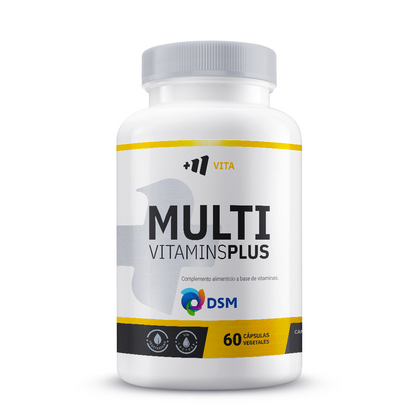 Multi Vitamins+ Dsm® - 60 Cápsulas Vegetales - Aporta Vitalidad - Masmusculo_0