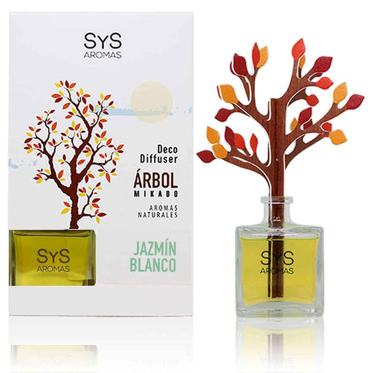 Difusor De Varillas Jazmín Blanco 90 Ml | Aroma Floral Intenso | Mikado Hogar | Ambiente Relajante_0