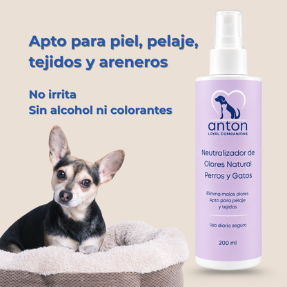 Spray natural neutralizador de olores para perros y gatos – 200 ml_2