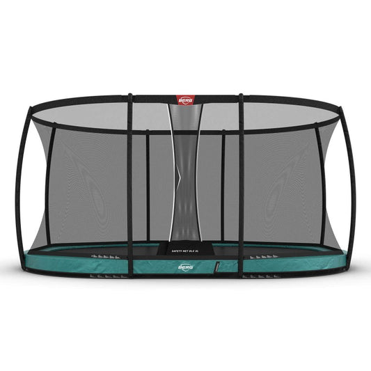 Cama Elastica Berg Inground Grand Champion 520 + Red Deluxe Verde Safety Net Deluxe Xl._0