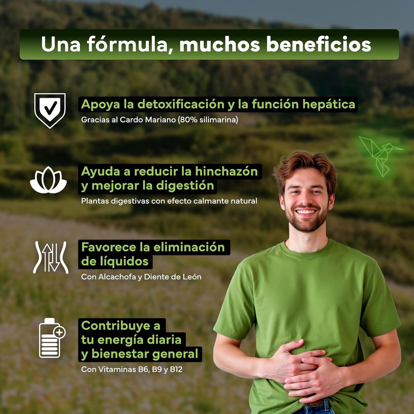 Cardo Mariano Detox Sevens Nutrition 120 cápsulas
