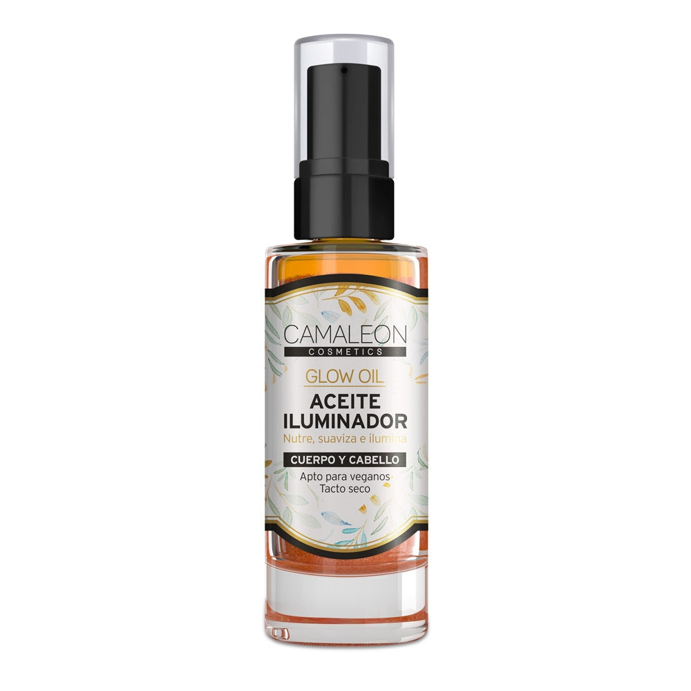 Aceite Iluminador Corporal Glow Oil 30ml Camaleon Cosmetics_0