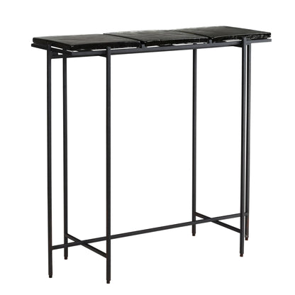 Mesa Consola Negra 90x29x85 Cm_0