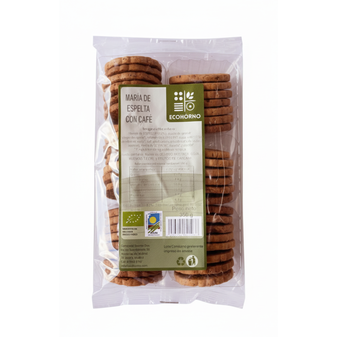 Galleta María ecológica de espelta con café 350 g_0