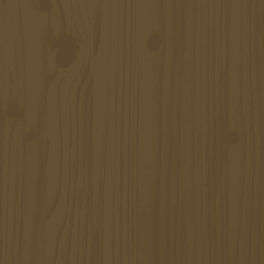 Vidaxl Juego Muebles De Jardín 10 Pzas Madera Maciza Pino Marrón Miel_5