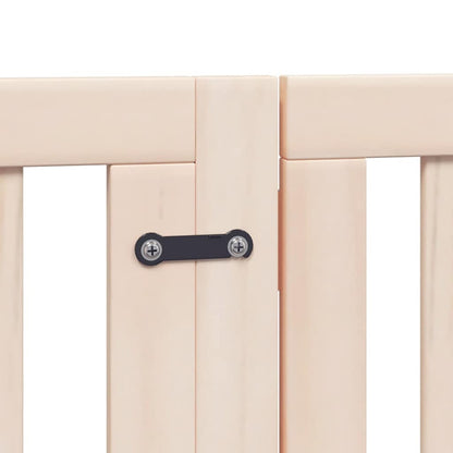 Vidaxl Puerta Para Perros Plegable 15 Paneles Madera De Álamo 750 Cm_5