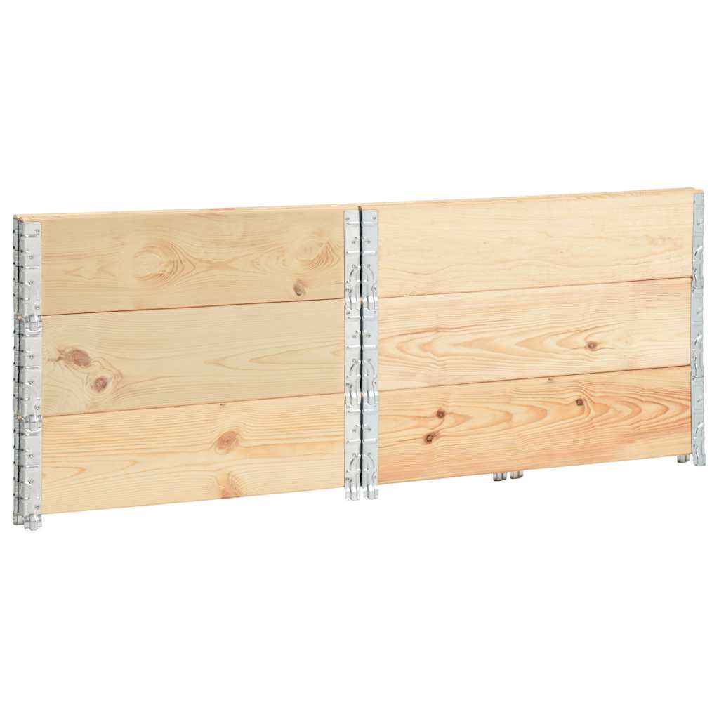 Arriates De Madera Maciza De Pino 3 Unidades 100x100 Cm_3