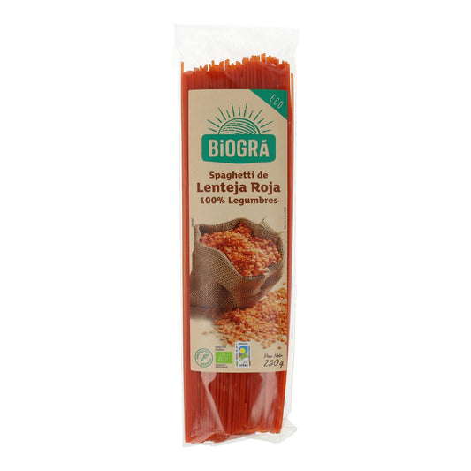 Biogra BIO Esparguete de Lentilha Vermelha 250 g
