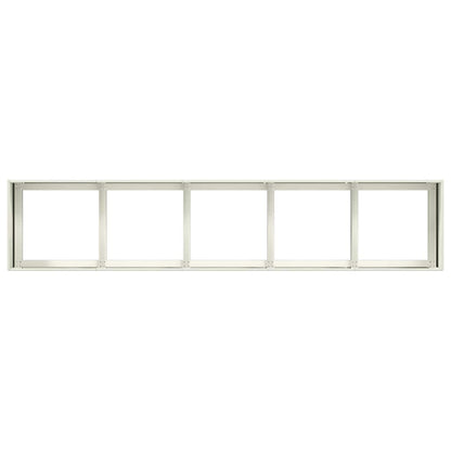 Jardinera De Acero Laminado En Frío Blanco 200x40x40 Cm_4