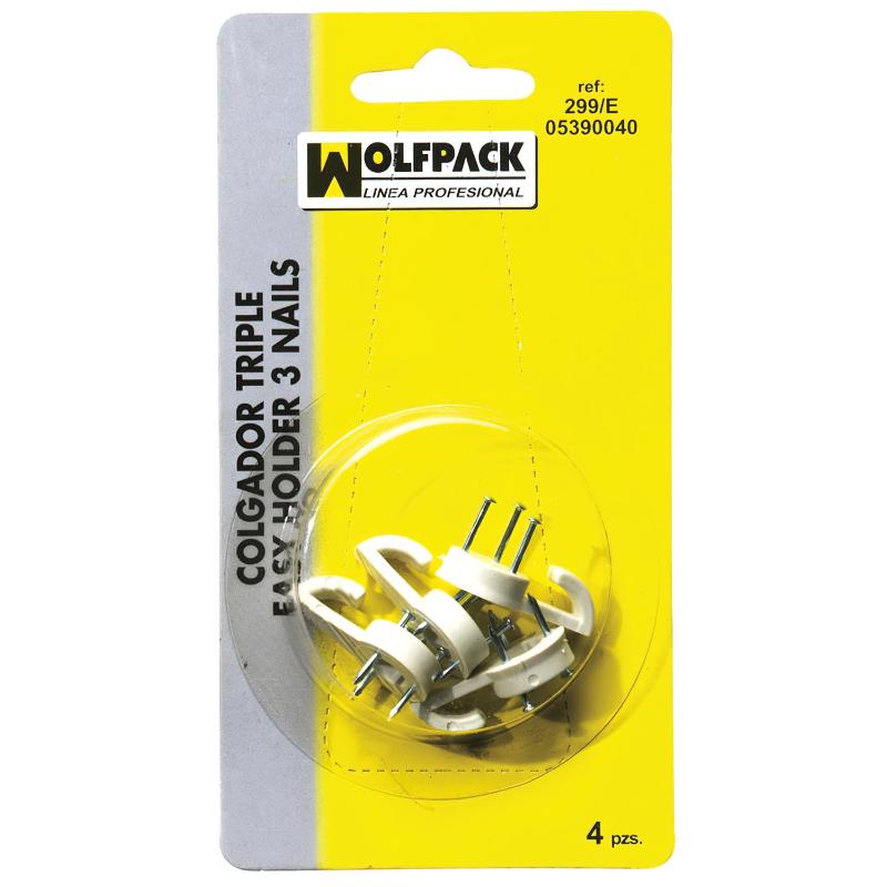 Cuelga Cuadros Gancho Pequeño (blister 4 Unidades) Clavar