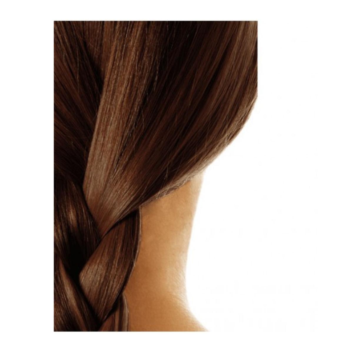 Embalagem de 2 tintas naturais para cabelos castanhos médios, Khadi, 100 g