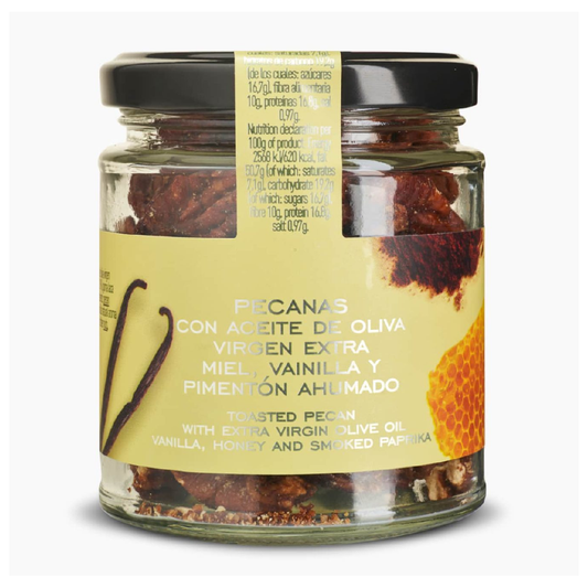 Nozes Pecan com Azeite Virgem Extra, Mel, Baunilha e Paprika Fumada La Chinata 110g