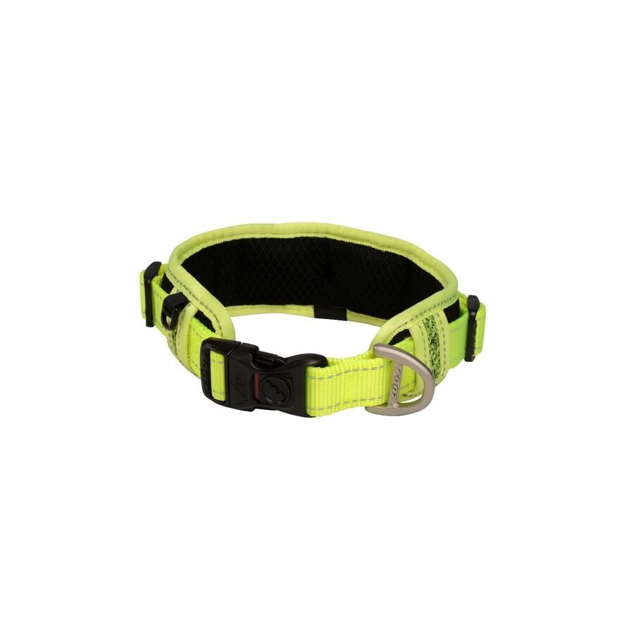 Collar Para Perro Grande, Modelo Padded De Rogz Amarillo. Talla L (21-40kg)_0