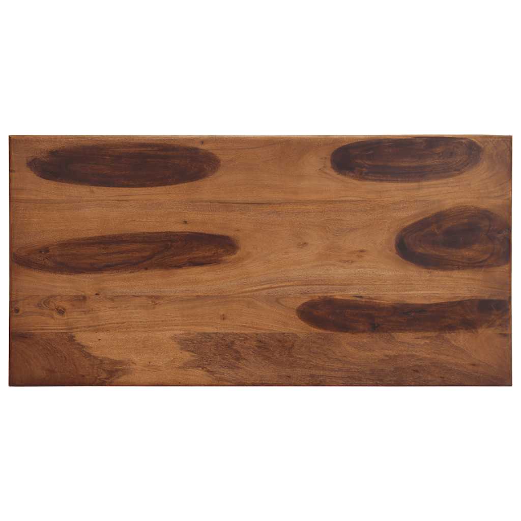 Mesa De Comedor Madera Maciza De Acacia 120x60x77 Cm_2