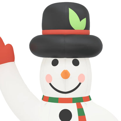 Vidaxl Muñeco De Nieve Inflable De Navidad Con Led 805 Cm_4