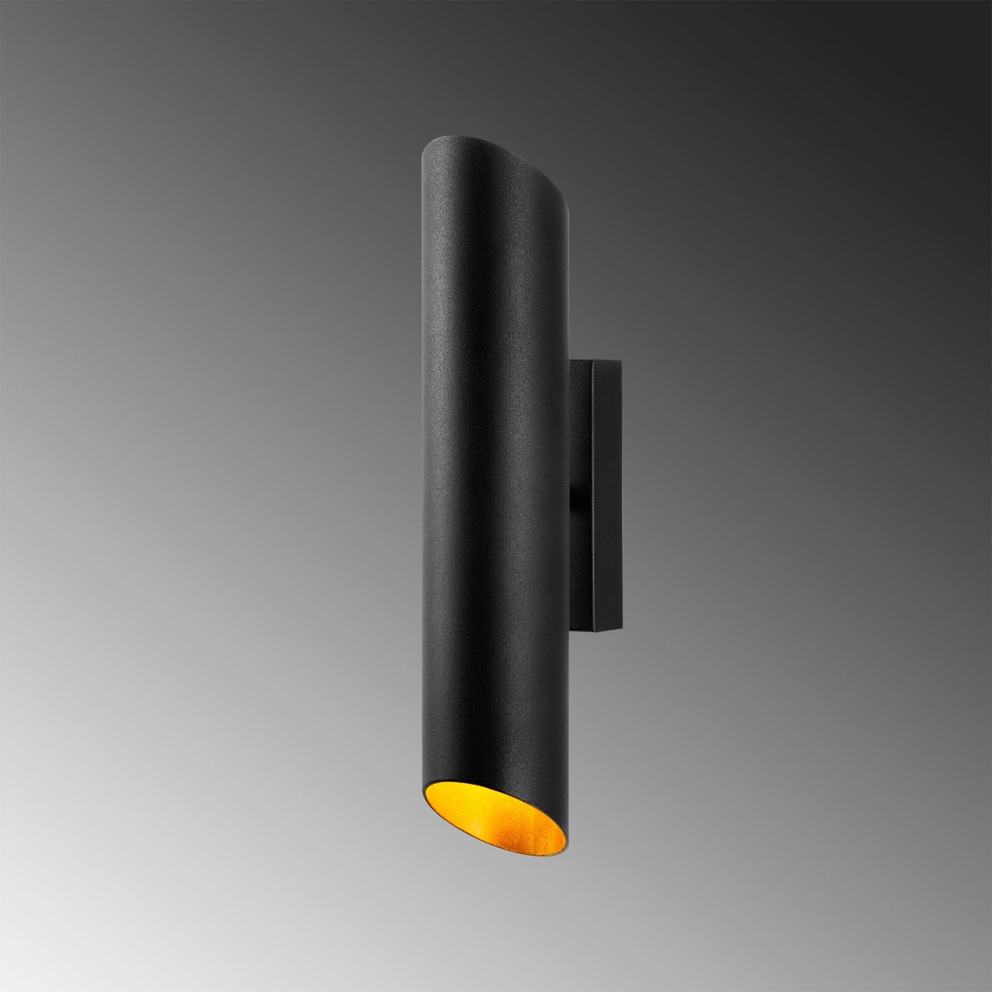 Aplique De Pared Tubular, Metal , Negro, 8x12x40, Casquillo 2 X G9 Max 10 W_2