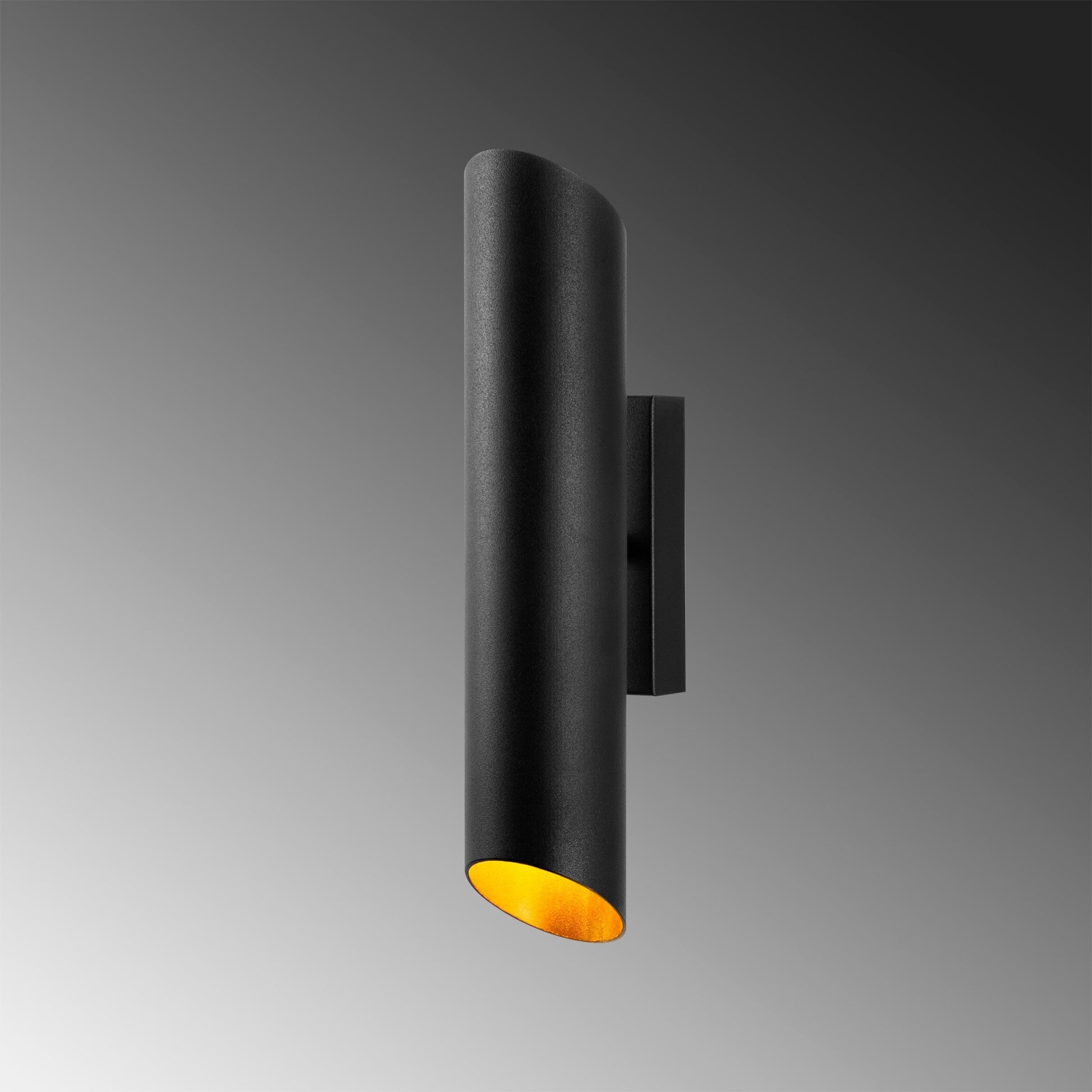 Aplique De Pared Tubular, Metal , Negro, 8x12x40, Casquillo 2 X G9 Max 10 W_2