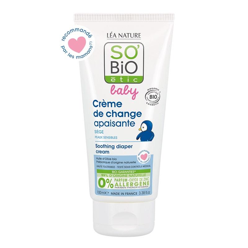 Creme calmante para fraldas So'Bio étic baby 100 ml