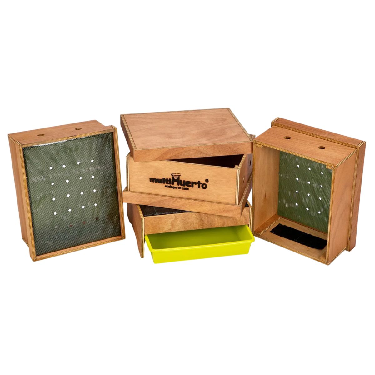 Vermicompostor Lombrihogar 3 com Minhocas Multihuerto