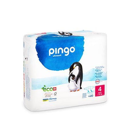 Fraldas T4 (7-18kg) Pingo 40 Unidades