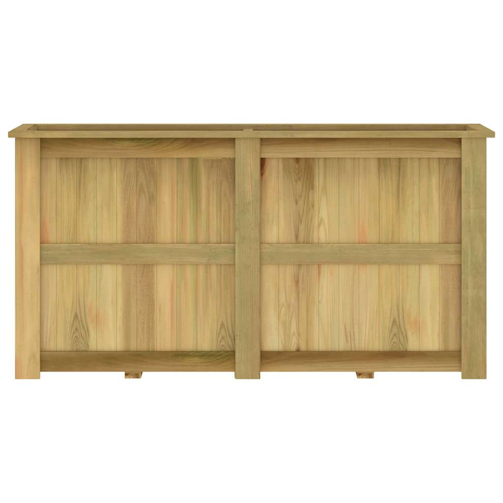 Arriate De Madera De Pino Impregnada 196x50x100 Cm_4