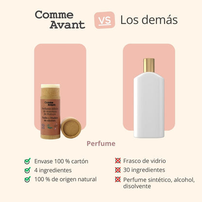 Perfume Sólido Amaderado Y Especiado Con Manteca De Kokum - Tonka Y Madera De Sándalo_3