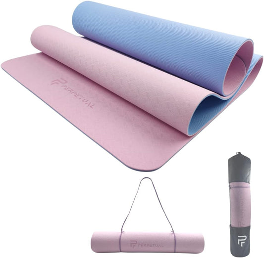 Esterilla Perpetual De Yoga Y Pilates Antideslizante De 6mm Con Correa Y Bolsa De Transporte_0