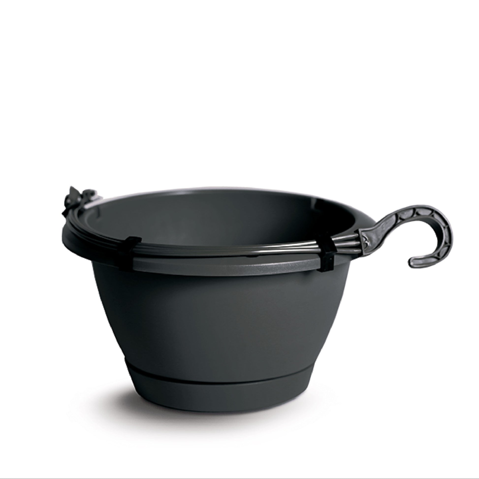 Maceta Respana W 4l., Dimensiones (mm) 234x234x135, Color Antracita