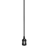 Suporte para candeeiro vintage Black Pearl, cabo têxtil, 1m E27 Garza Lighting