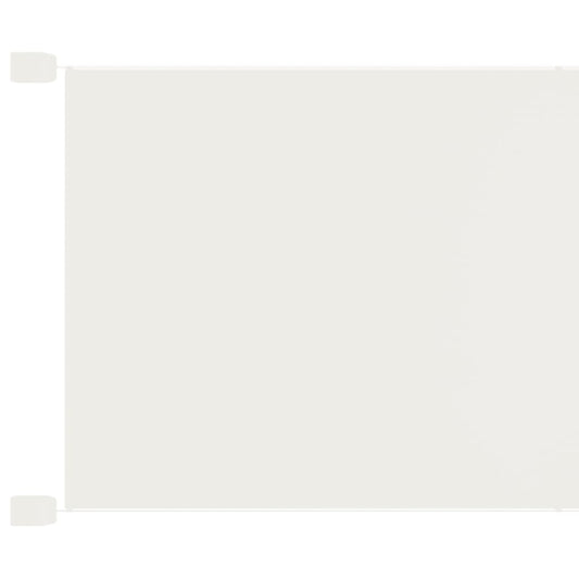 Vidaxl Toldo Vertical Blanco 100x1200 Cm Tela Oxford_0