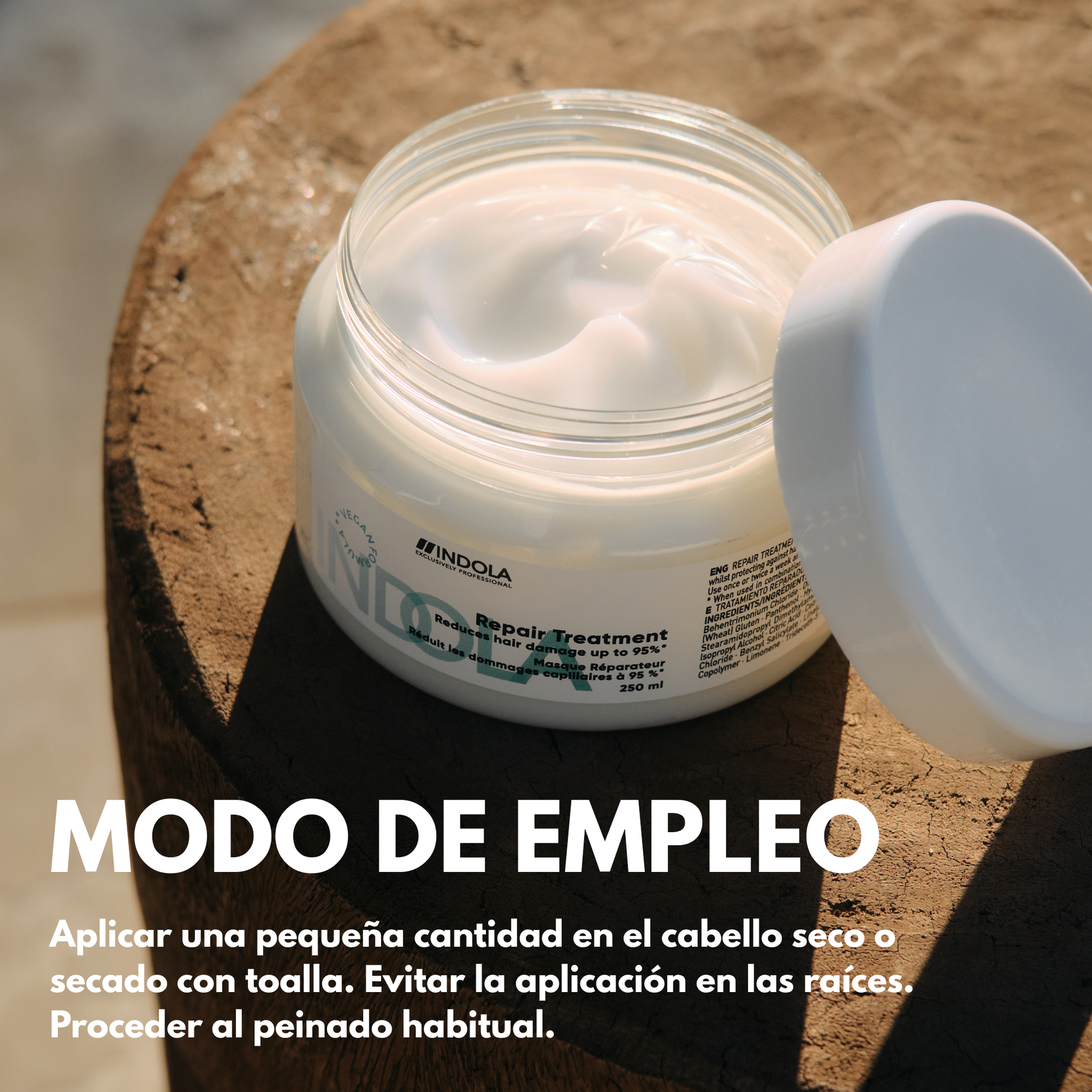 Indola Tratamiento Reparador Profesional Para Cabello Dañado 200ml – Reduce La Rotura Hasta Un 95%_5